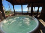 View from the hot tub 